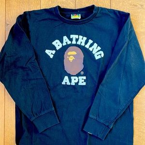 BAPE logo mens tee Medium